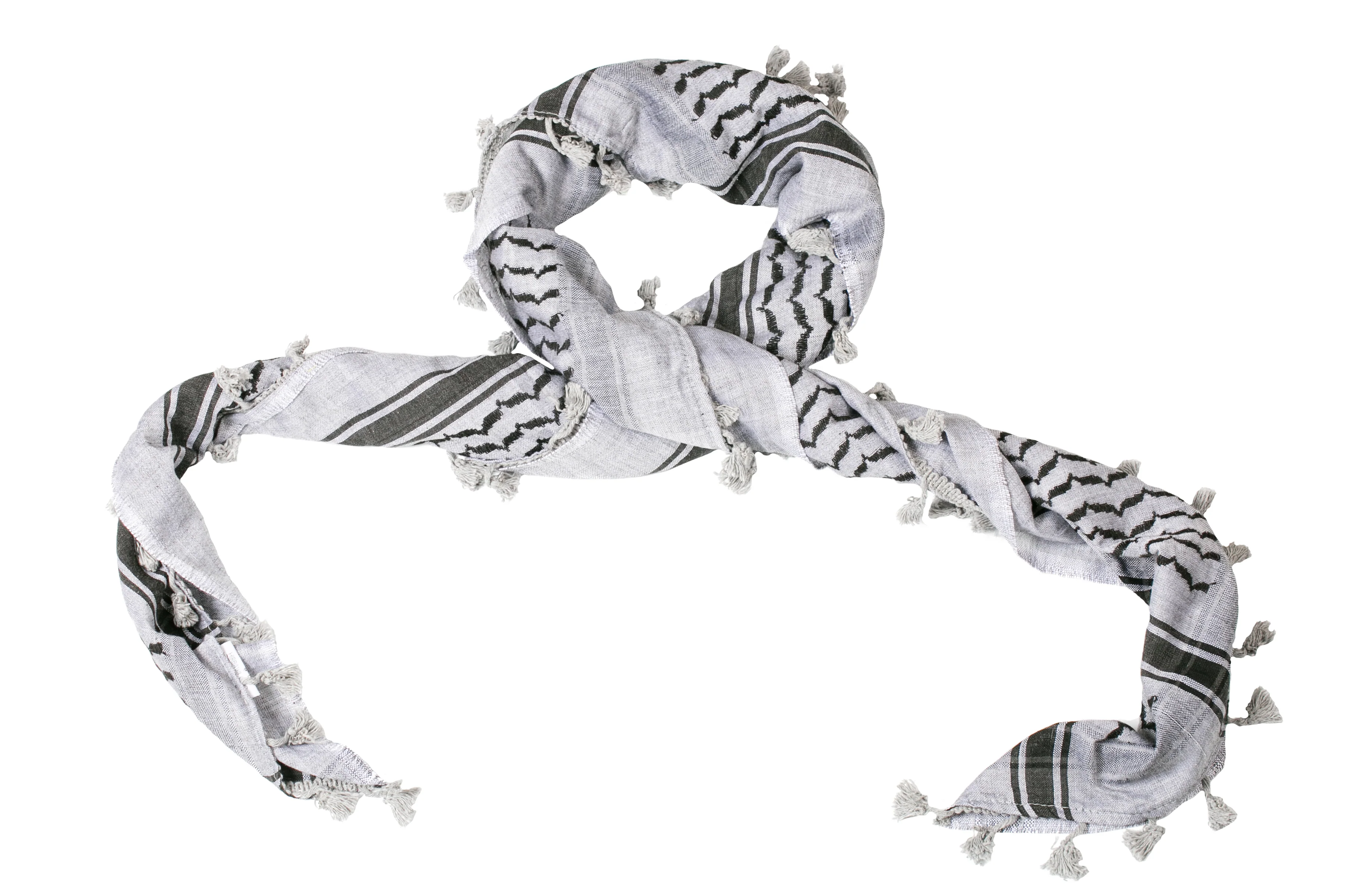 Black and Gray Hirbawi® Kufiya - Image 4