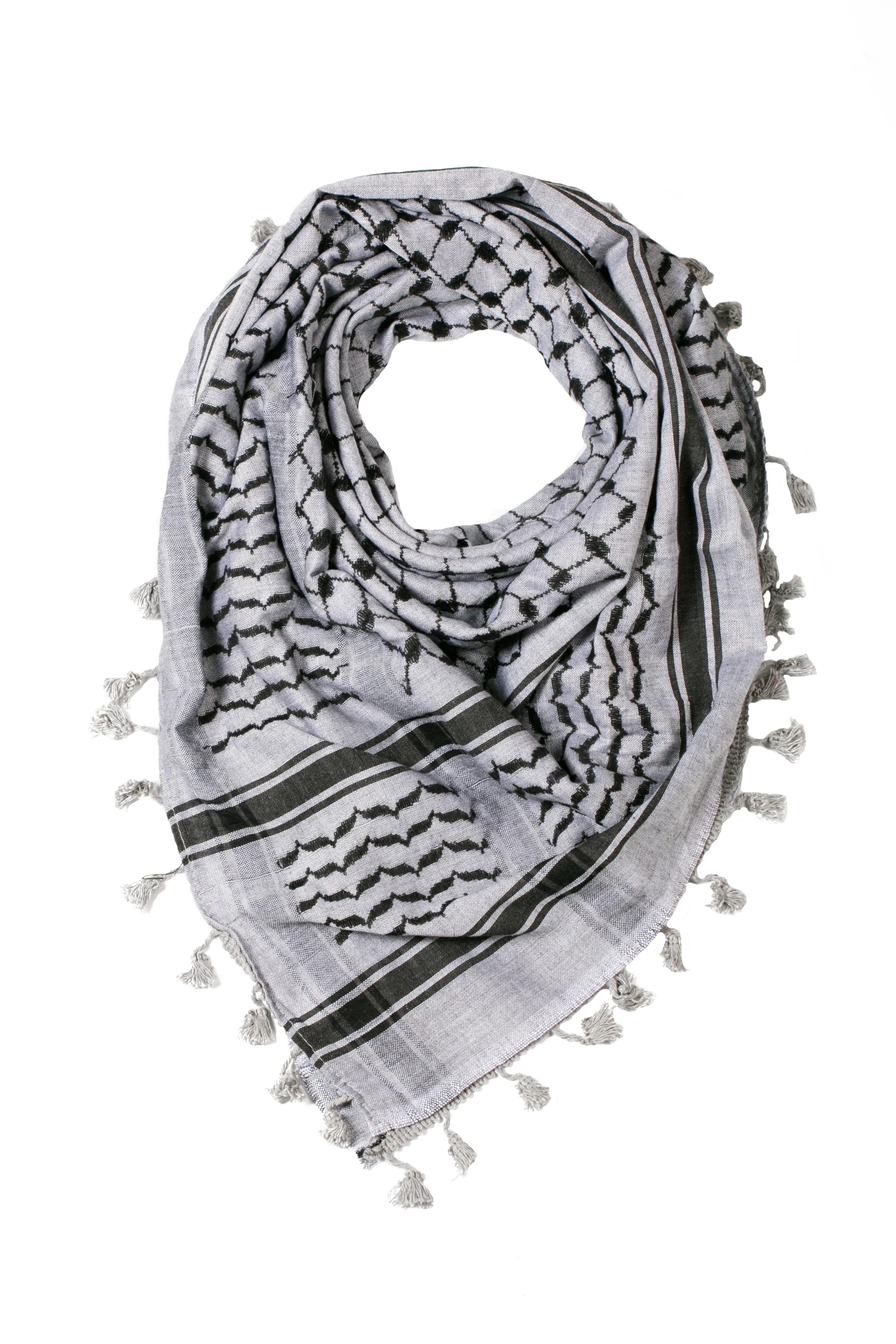 Black and Gray Hirbawi® Kufiya - Image 6